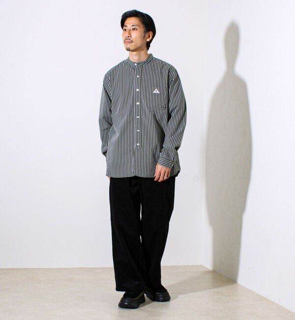 GLOSTER「【GEVACO/ゲバコ】起毛バンドカラーシャツ」|シャツ・ブラウス|