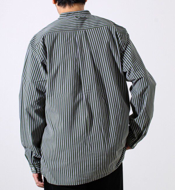 GLOSTER「【GEVACO/ゲバコ】起毛バンドカラーシャツ」|シャツ・ブラウス|