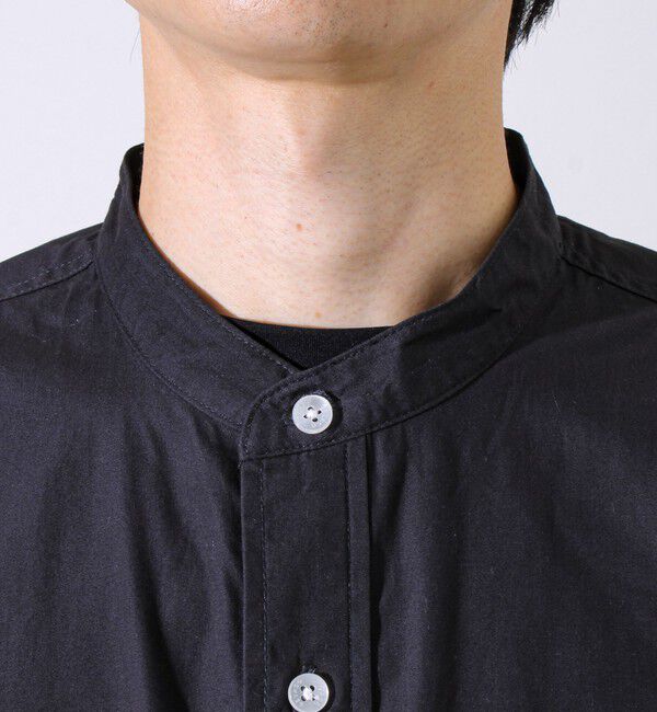 GLOSTER「【GEVACO/ゲバコ】起毛バンドカラーシャツ」|シャツ・ブラウス|