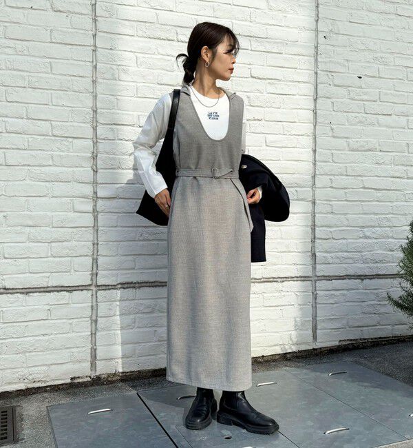 fredy emue「ワンポイント刺繍ロゴロンTシャツ」|Tシャツ・カットソー|