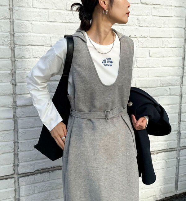 fredy emue「ワンポイント刺繍ロゴロンTシャツ」|Tシャツ・カットソー|