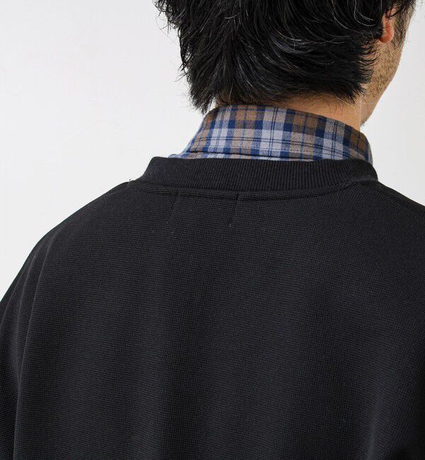 GLOSTER「ワッフルフリース ハーフジッププルオーバー」|スウェット・ジャージ|