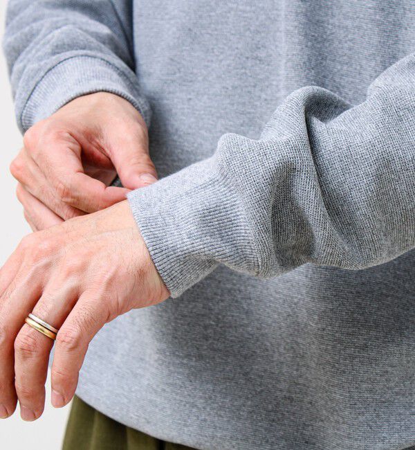 GLOSTER「ワッフルフリース ハーフジッププルオーバー」|スウェット・ジャージ|