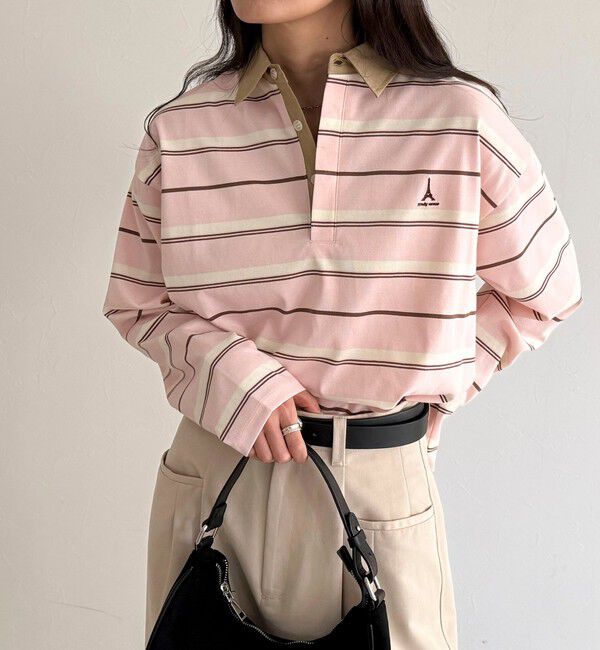 fredy emue「マルチボーダーラガーロンTシャツ」|Tシャツ・カットソー|