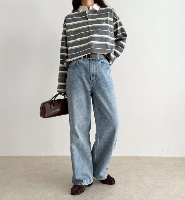 fredy emue「マルチボーダーラガーロンTシャツ」|Tシャツ・カットソー|