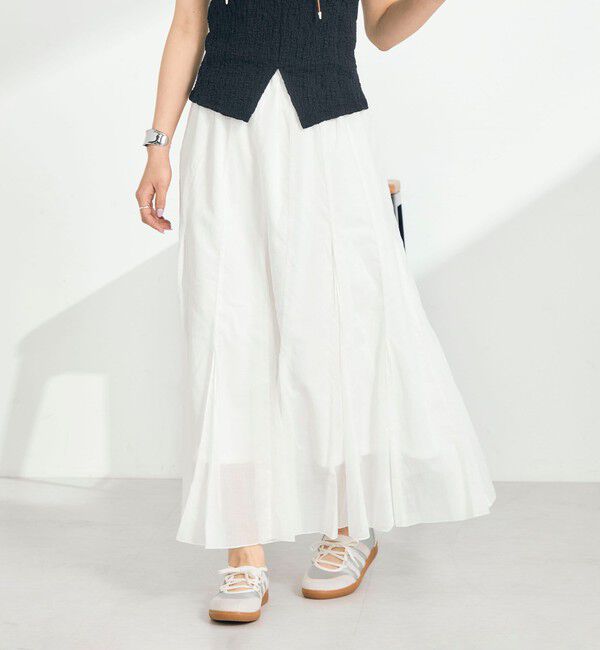 fredy emue「COTTONマチ付きギャザースカート」|スカート|