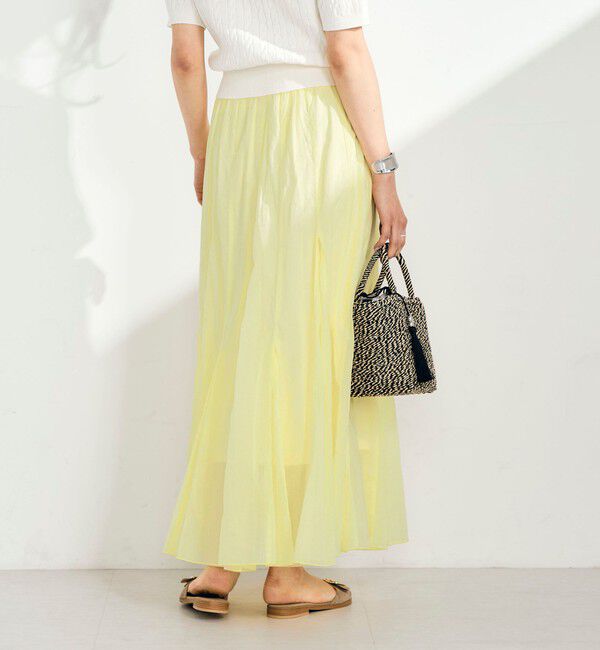 fredy emue「COTTONマチ付きギャザースカート」|スカート|