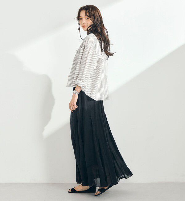 fredy emue「COTTONマチ付きギャザースカート」|スカート|