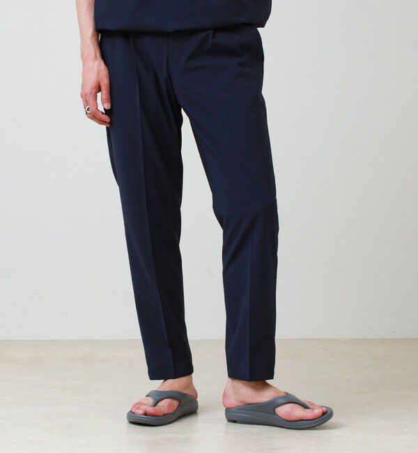 GLOSTER「【COOLMAX/セットアップ着用可能/S～XL展開】ポリトロイージーパンツ」|チノ|ネイビー