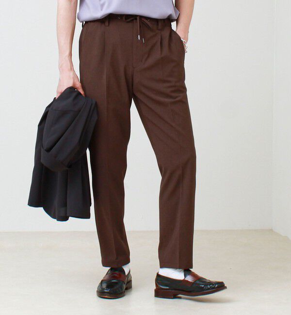 GLOSTER「【COOLMAX/セットアップ着用可能/S～XL展開】ポリトロイージーパンツ」|チノ|