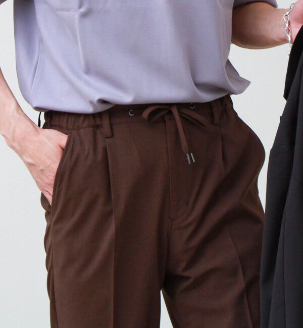 GLOSTER「【COOLMAX/セットアップ着用可能/S～XL展開】ポリトロイージーパンツ」|チノ|
