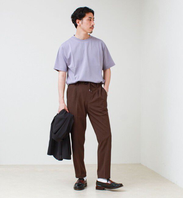 GLOSTER「【COOLMAX/セットアップ着用可能/S～XL展開】ポリトロイージーパンツ」|チノ|