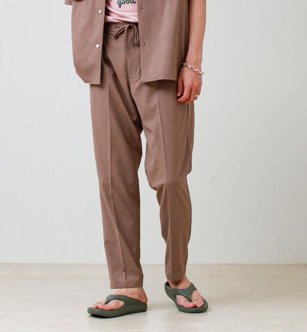 GLOSTER「【COOLMAX/セットアップ着用可能/S～XL展開】ポリトロイージーパンツ」|チノ|