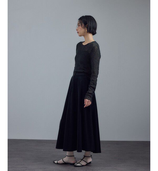 SALON adam et rope'「カーリーレースロングスリーブTシャツ」|Tシャツ・カットソー|