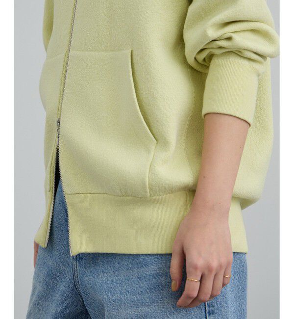 SALON adam et rope'「クレープスウェットライクジップパーカー」|パーカー|