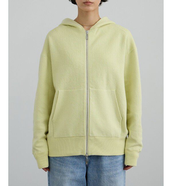 SALON adam et rope'「クレープスウェットライクジップパーカー」|パーカー|