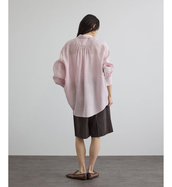 SALON adam et rope'「リネンオーバーシャツ / GENTLE LINEN」|シャツ・ブラウス|