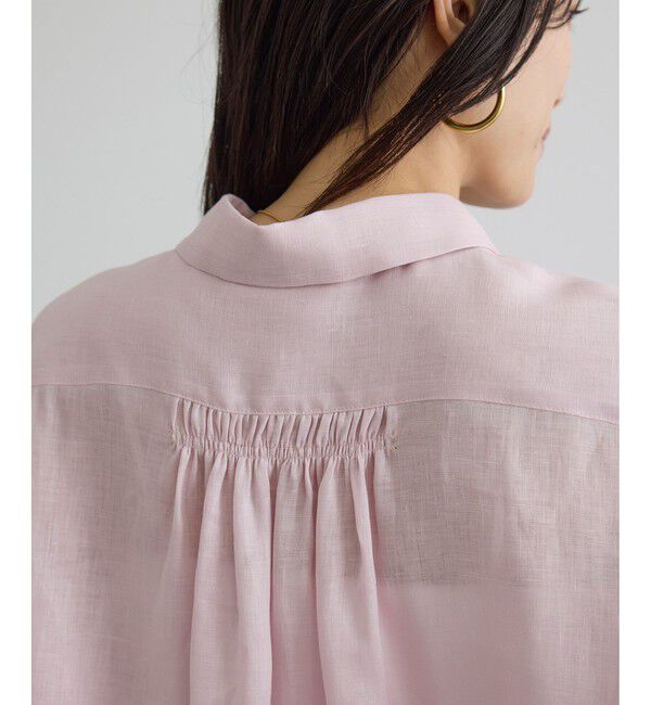 SALON adam et rope'「リネンオーバーシャツ / GENTLE LINEN」|シャツ・ブラウス|