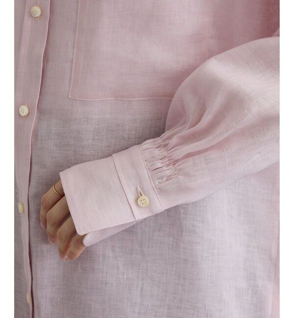 SALON adam et rope'「リネンオーバーシャツ / GENTLE LINEN」|シャツ・ブラウス|