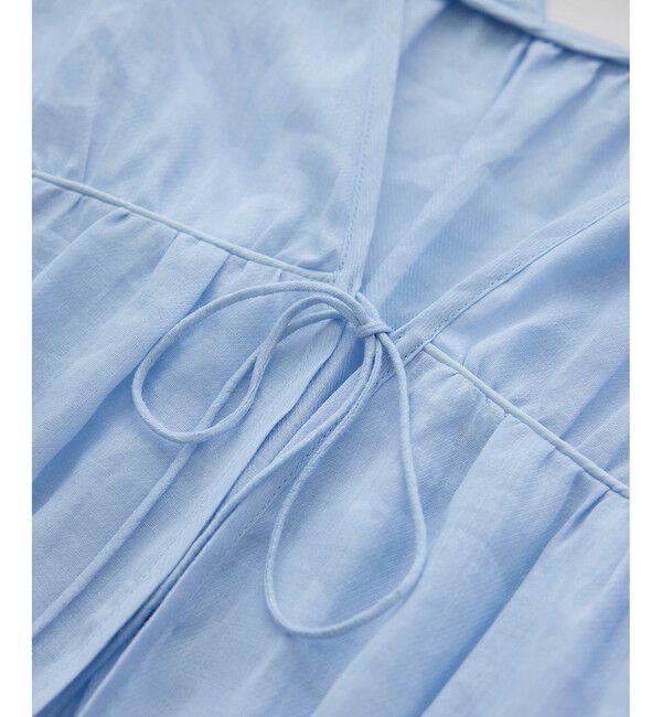 SALON adam et rope'「【WEB限定】シアーラミーカルゼギャザーブラウス / イージーケア」|シャツ・ブラウス|