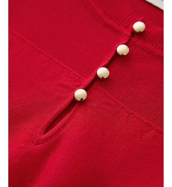 ROPE「LEVITA ティアードフリルニットプルーオーバー/接触冷感・イージーケア」|Tシャツ・カットソー|