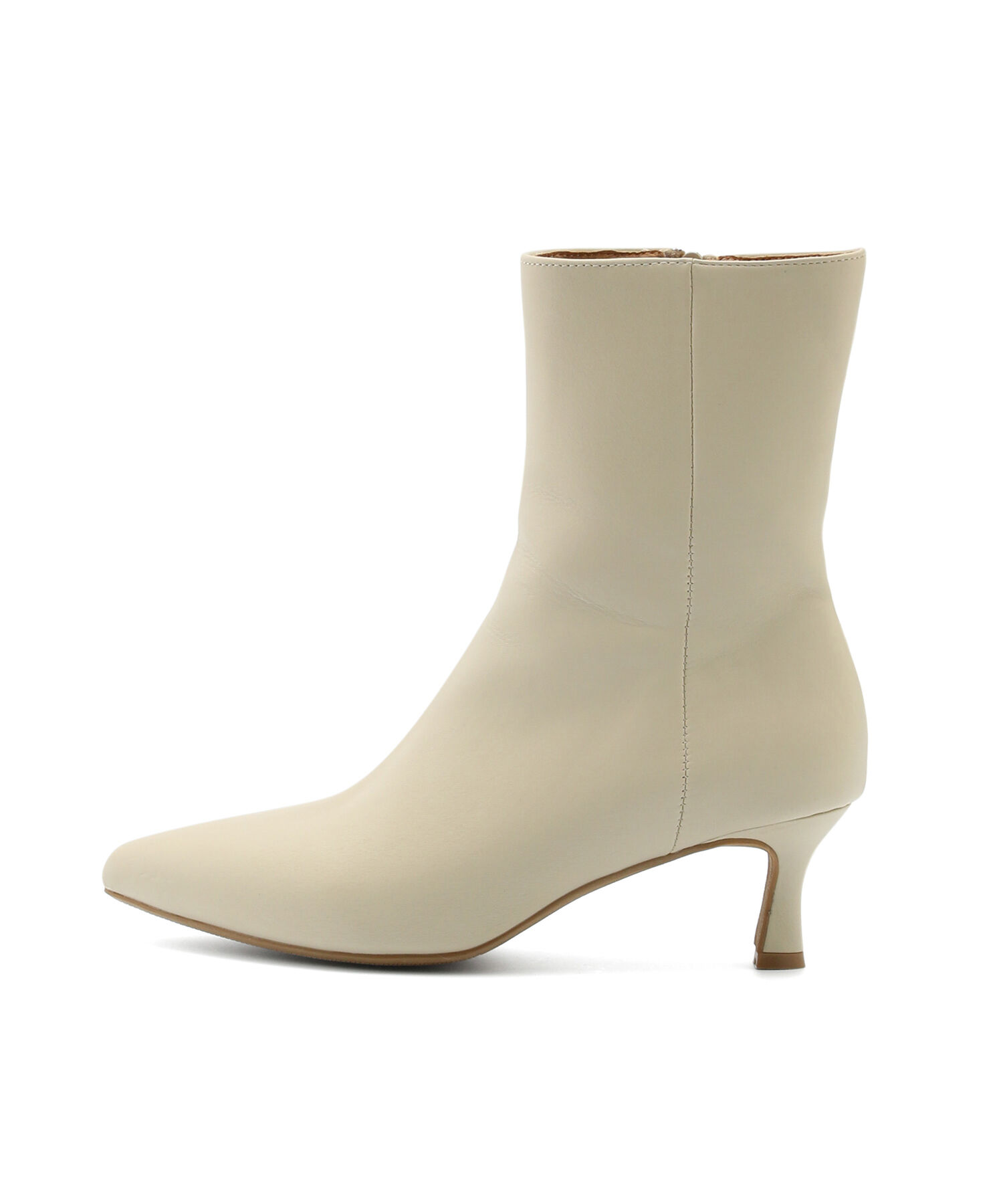 Juze「【生活防水・抗菌防臭】リサイクルレザーポインテッドミドルブーツ【sustainable】」|その他|