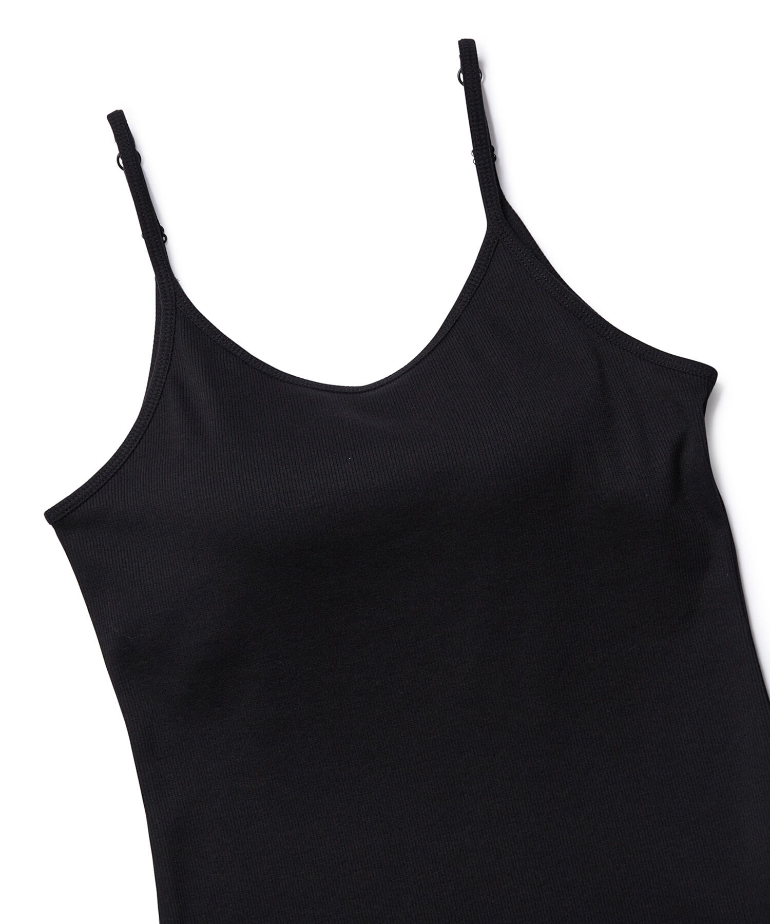 VIS「【洗える】カップ付きバックオープンキャミソール」|キャミソール|ブラック(01)