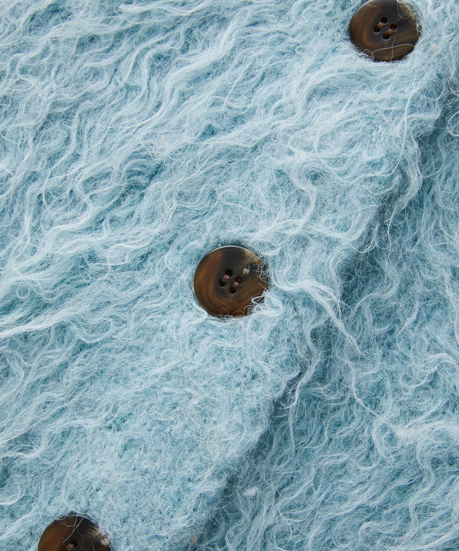 VIS「【前後2WAY】毛混くるくるシャギーカーディガン」|カーディガン|