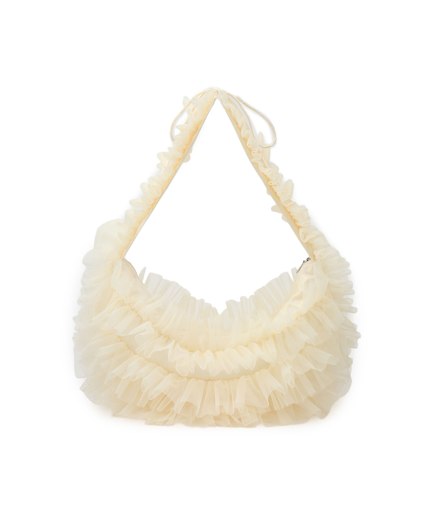 VIS「【ご好評につき追加生産】チュールフリルショルダーバッグ【3WAY】」|ショルダー・メッセンジャー|