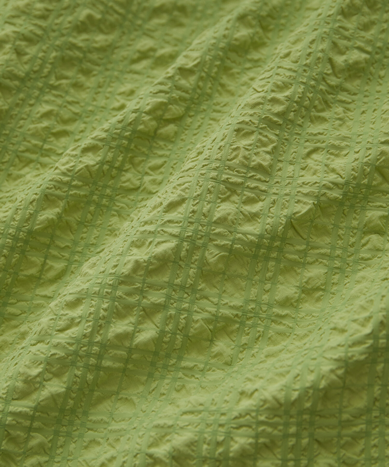 VIS「【洗える】ぽこぽこチェック柄ティアードキャミワンピース」|ワンピース|