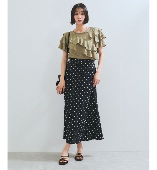 VIS「フリルティアードブラウス」|シャツ・ブラウス|