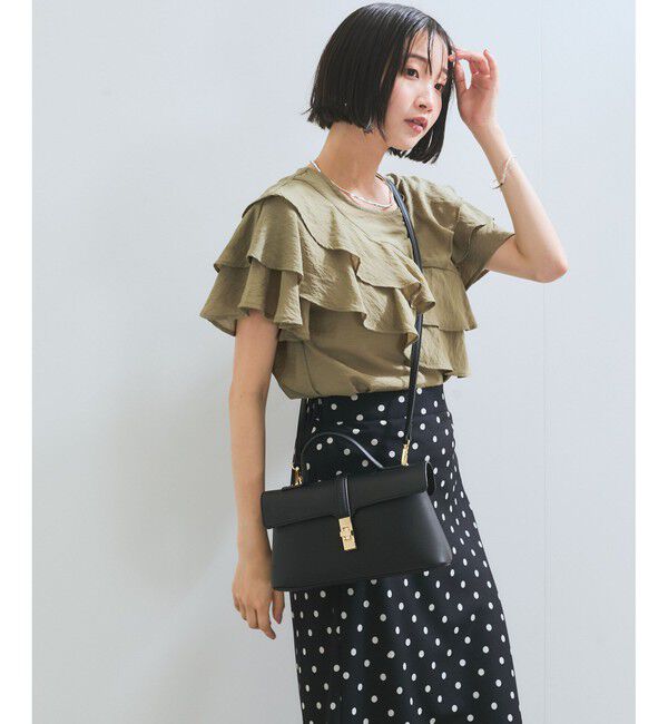 VIS「フリルティアードブラウス」|シャツ・ブラウス|