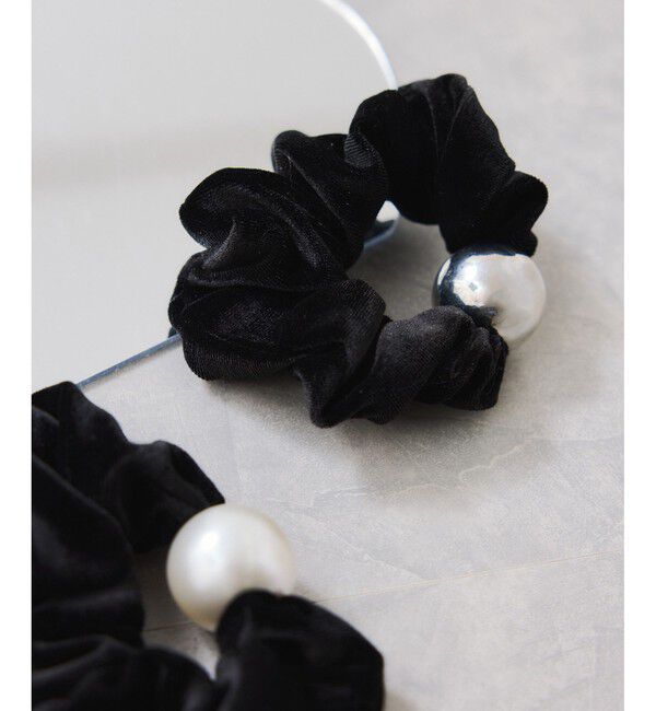 VIS「ボールシュシュ」|ヘアゴム・シュシュ|シルバー(93)