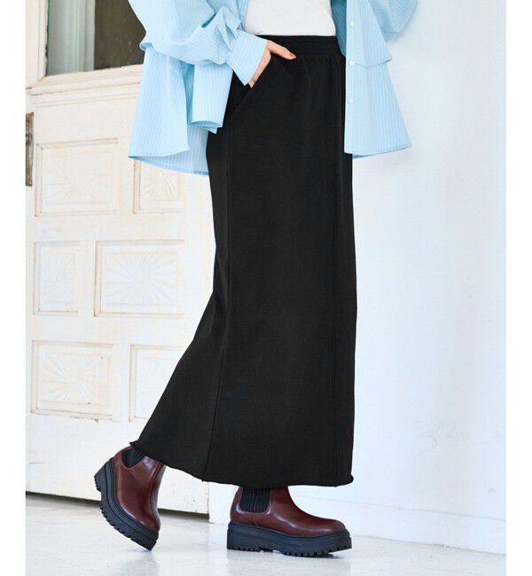 VIS「ミニ裏毛ナロースカート」|スカート|