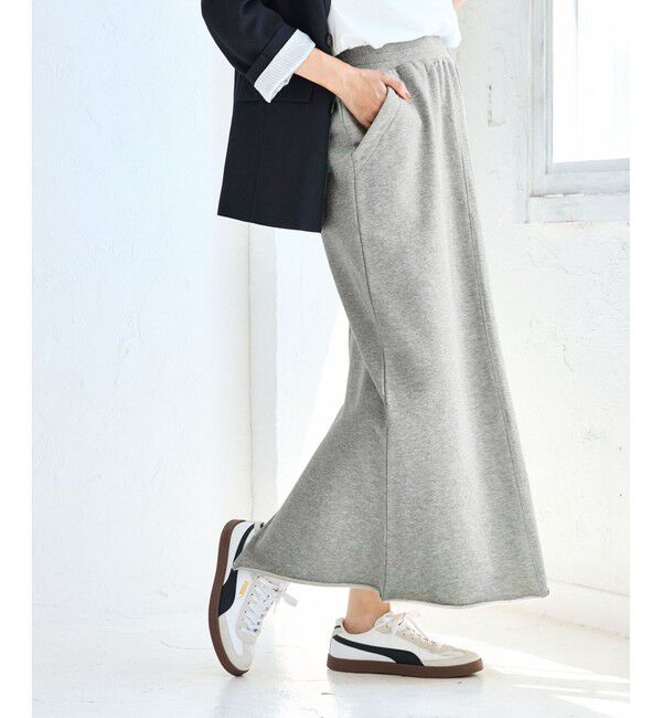 VIS「ミニ裏毛ナロースカート」|スカート|