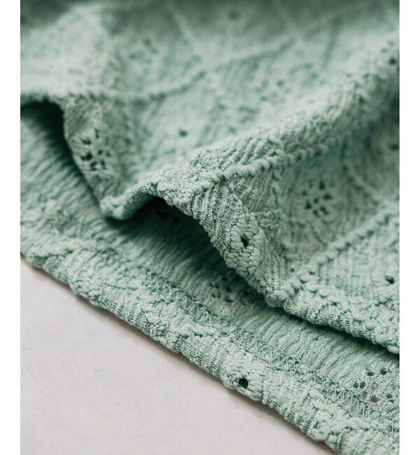 VIS「フラワージャガードカットカーディガン/2WAY・イージーケア」|カーディガン|