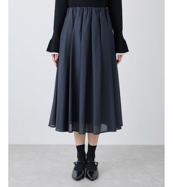 Rope&rsquo;Picnic「着丈が選べるギャザースカート」|スカート|