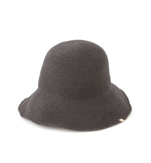 ROPE PICNIC PASSAGE「細編みプレート付きハット」|ハット|