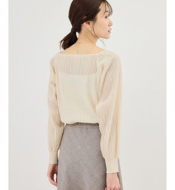 Rope&rsquo;Picnic「シャイニープリーツニット」|ニット・セーター|