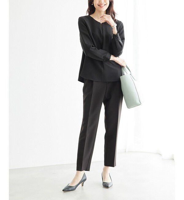 Rope&rsquo;Picnic「360&deg;ウルトラストレッチ フロントホックブラウス/2WAY」|シャツ・ブラウス|