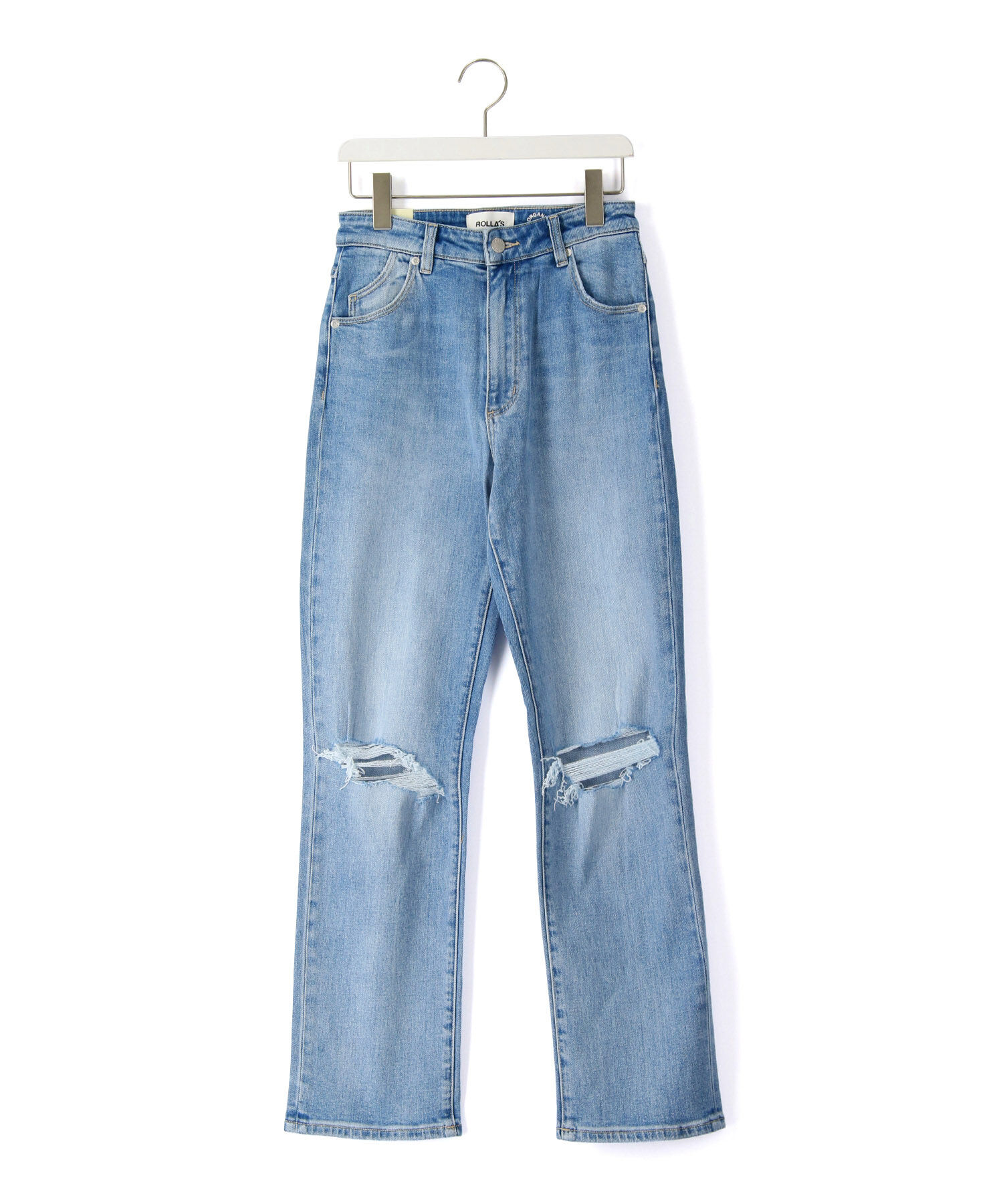 ADAM ET ROPE'「【ROLLA'S】ORIGINAL STRAIGHT BLEEKER WORN」|デニム|