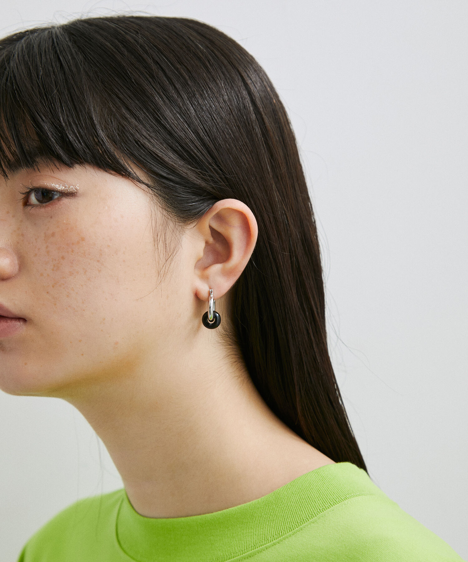 ADAM ET ROPE'「【LES BIJOUX】カラーリングフープピアス」|ピアス|