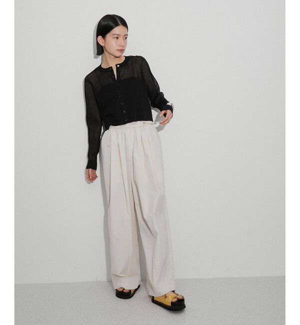 ADAM ET ROPE'「【定番人気】撥水ナイロンイージーパンツ」|チノ|