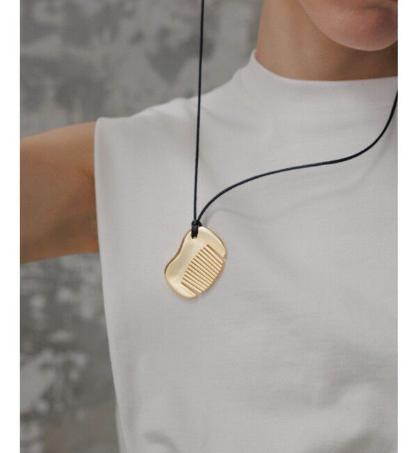 ADAM ET ROPE'「【EMOELLE】櫛モチーフネックレス」|ネックレス|