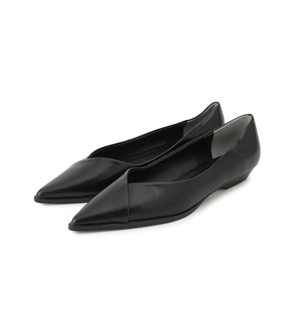 ADAM ET ROPE'「ポインテッドトゥフラットパンプス」|パンプス|