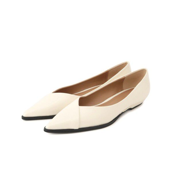ADAM ET ROPE'「ポインテッドトゥフラットパンプス」|パンプス|