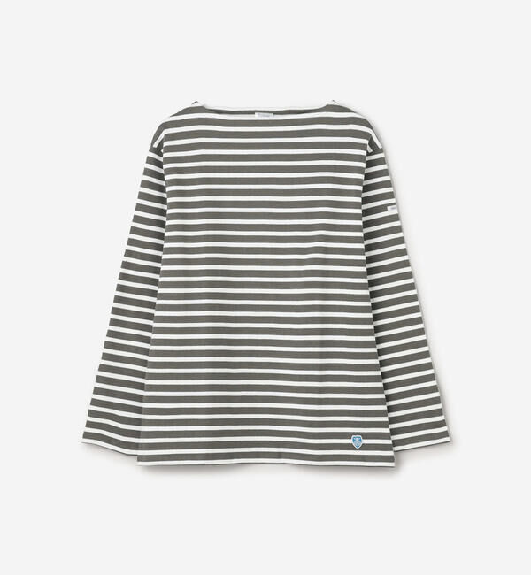 ORCIVAL「ORCIVAL | コットンロード ボートネック フレンチバスクTシャツ MEN」|Tシャツ・カットソー|GREY系1