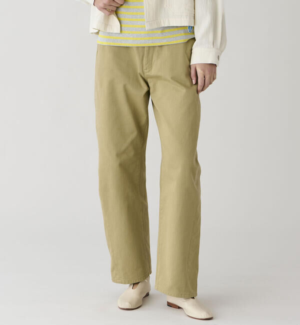 ORCIVAL「ORCIVAL | コットンドライツイル ワイドカーブパンツ WOMEN」|チノ|BEIGE