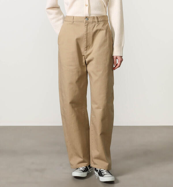 ORCIVAL「ORCIVAL | コットンドライツイル ワイドカーブパンツ WOMEN」|チノ|