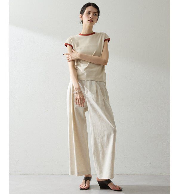 THE PAUSE「【THE PAUSE】フレンチリンガーTEE」|Tシャツ・カットソー|